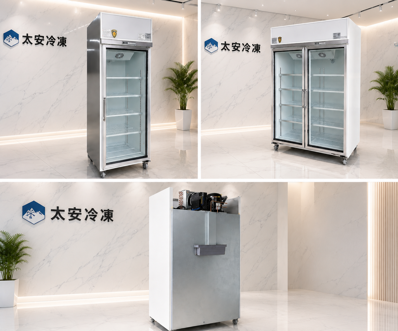 TA-204 變頻立式玻璃展示櫃