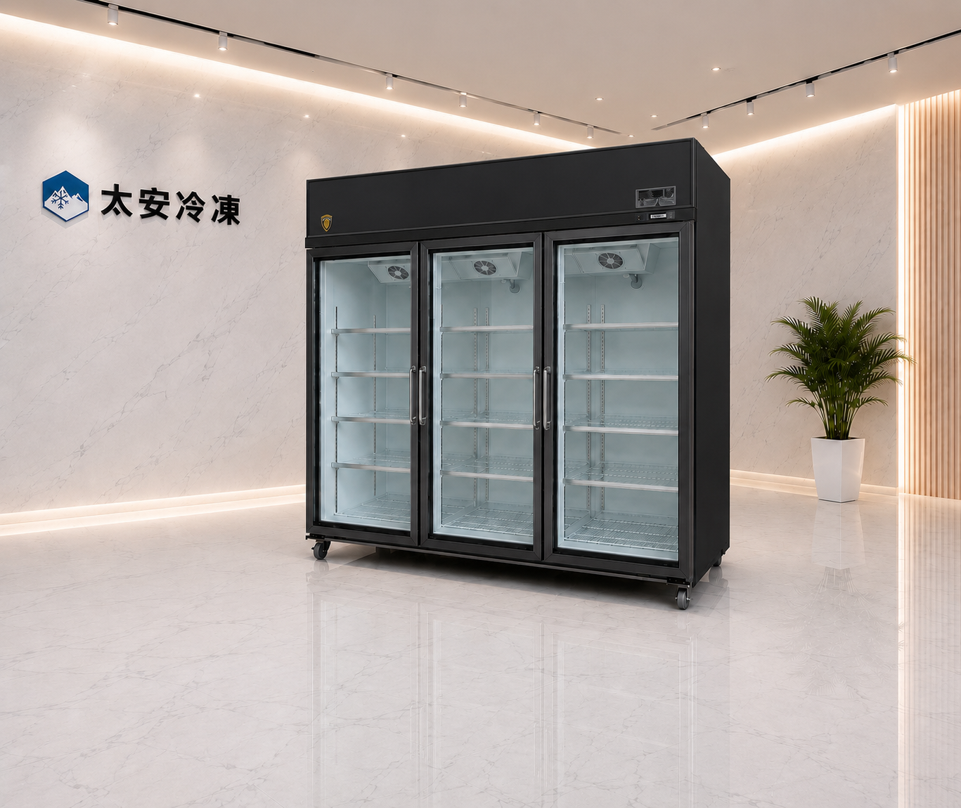 TA-204 黑色外框玻璃展示櫃