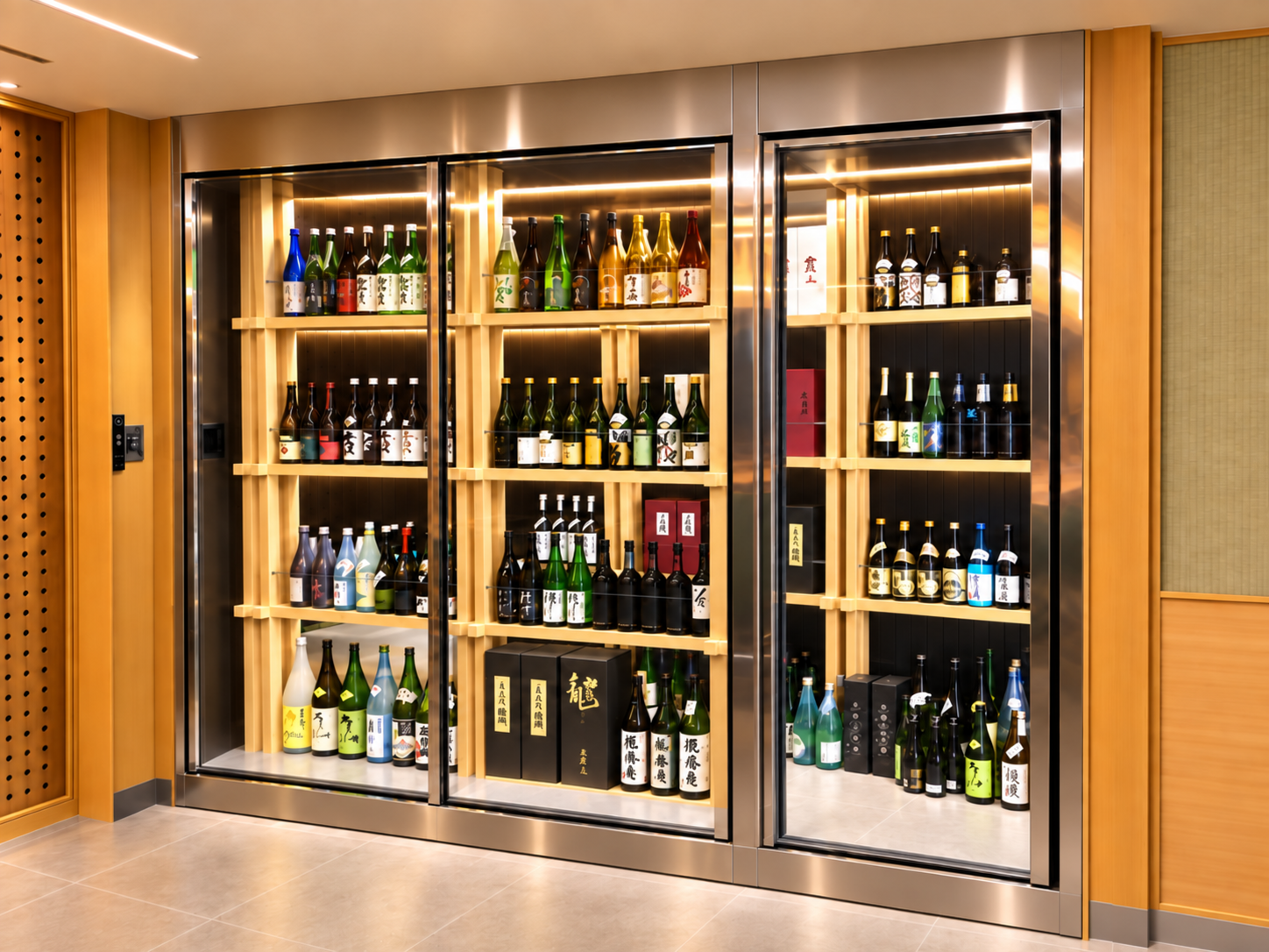 豪華型訂製酒類展示櫃